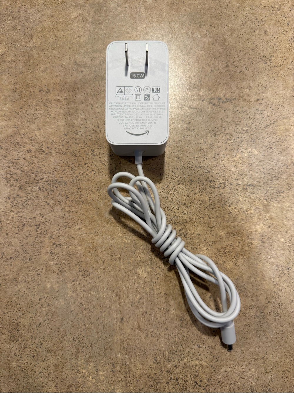 Amazon AC Adapter Power Supply Charger 15W PA23NA For Echo Dot (4th/3rd Gen)